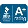 BBB Accredited Business, A+ Rating