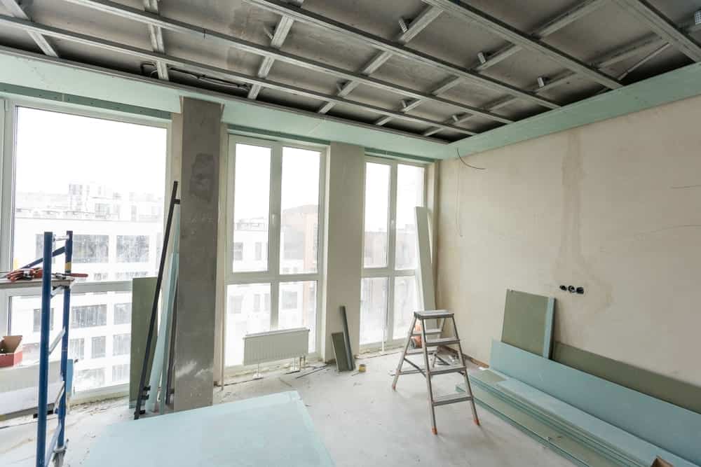 An office space in the middle of a full renovation