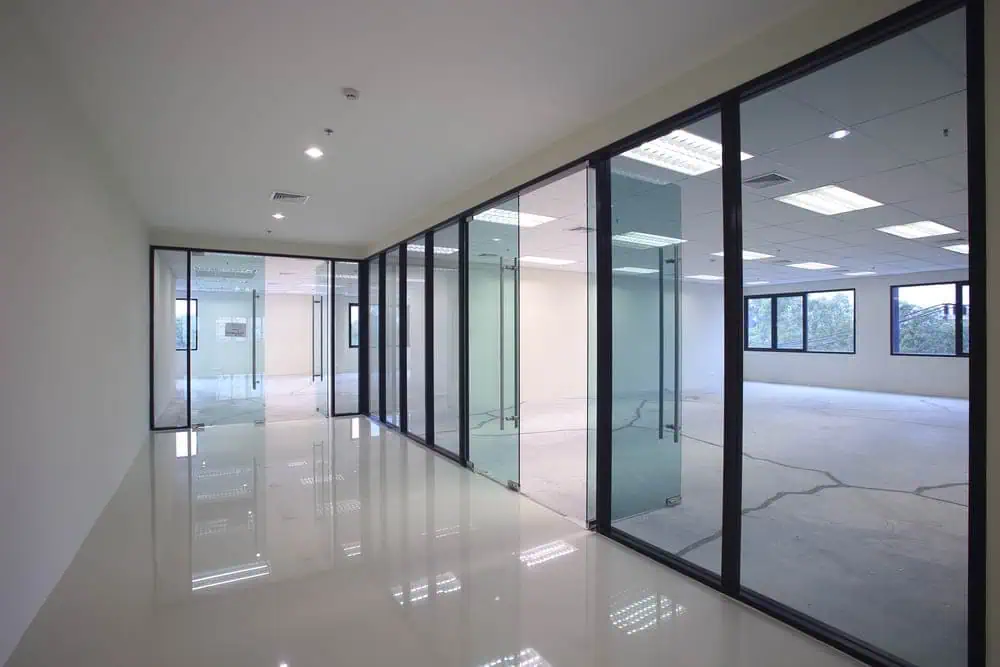 A recently upgraded commercial office space